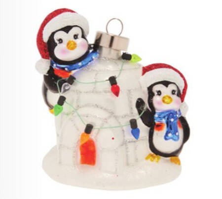 Holiday Cheer Igloo Penguin Pals - No Box