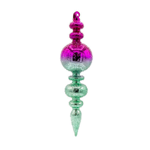 Holiday Cheer Ombre Finial - No Box