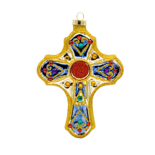 Holiday Cheer Jewel Cross - No Box