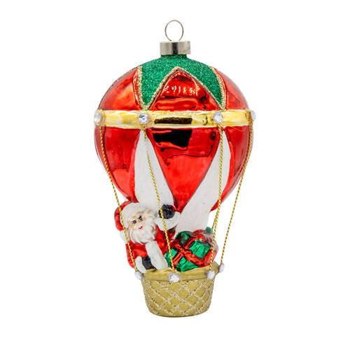 Holiday Cheer Hot Air Balloon Santa - No Box