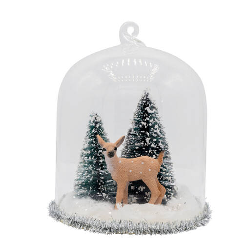 Holiday Cheer Winter Wonderland Cloche - No Box