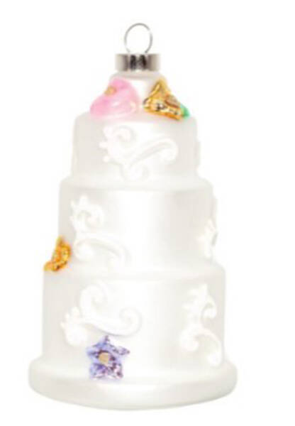 Brilliant Brights Three-Tiered Wedding Cake - No Box