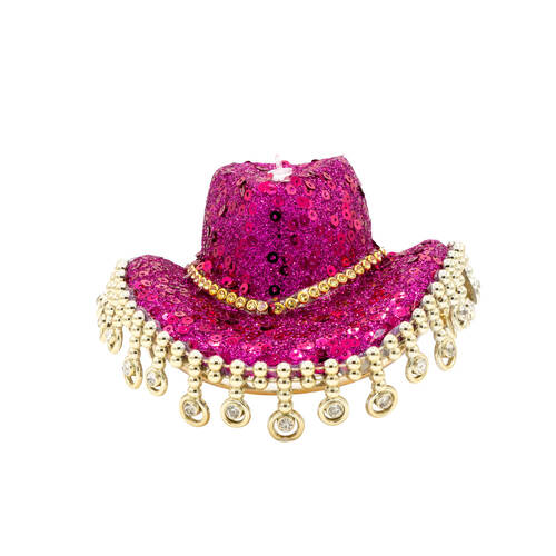 Brilliant Brights Glitzy Cowgirl Hat - No Box