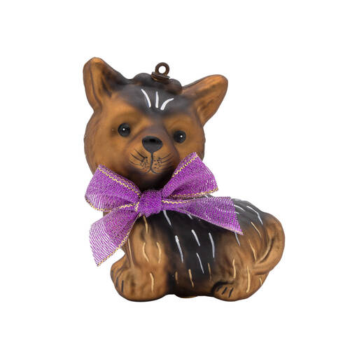 Brilliant Brights Pink Bow Dog - No Box