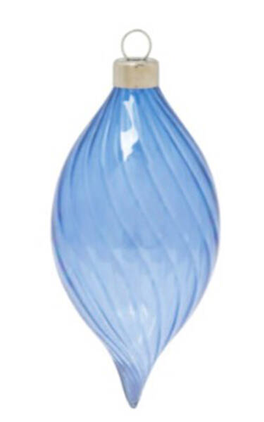 Festive Blues Iridescent Translucent Tulip - No Box