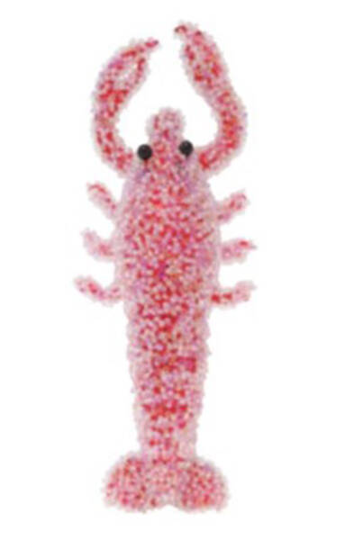 Festive Blues Beaded Lobster - No Box