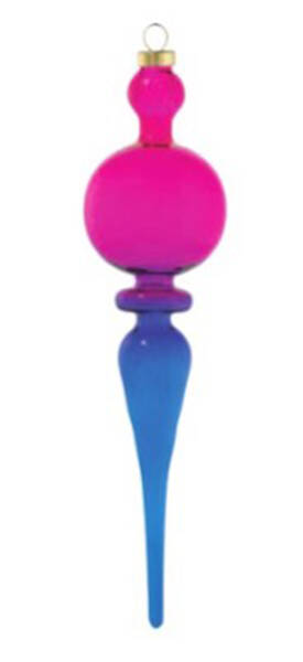 Festive Blues Bold Finial - No Box