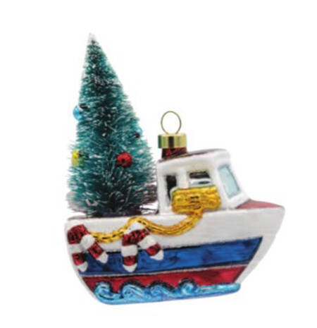 Festive Blues Merry Motorboat - No Box