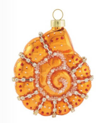 Festive Blues Sundial Shell - No Box
