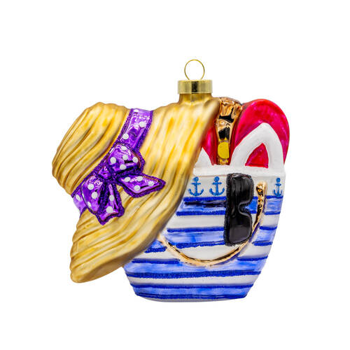 Festive Blues Beach Bag Essentials - No Box