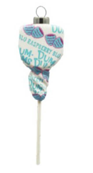 Tootsie Roll Brands Blu Raspberry Dum Dums - No Box