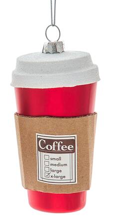 Food Gourmet To-Go Coffee Cup-Red - No Box
