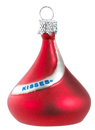 Hershey's Ornaments Small Hershey's Kiss-Red - No Box