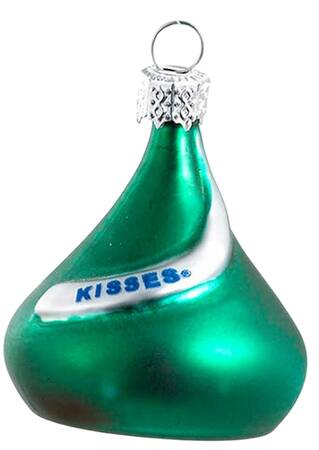 Hershey's Ornaments Small Hershey's Kiss-Green - No Box