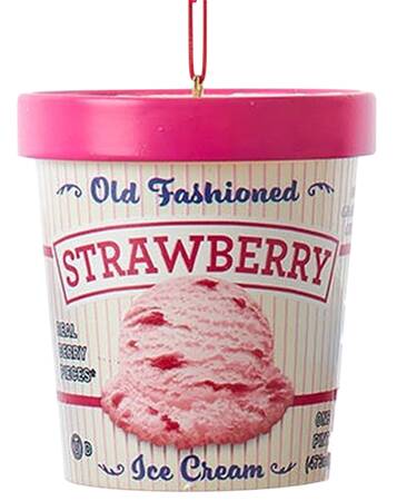 Food Gourmet Ice Cream Pint-Strawberry - No Box 67a