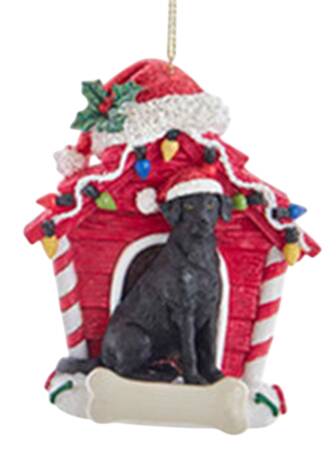 Dog Breeds in Doghouses Black Labrador Retriever - No Box