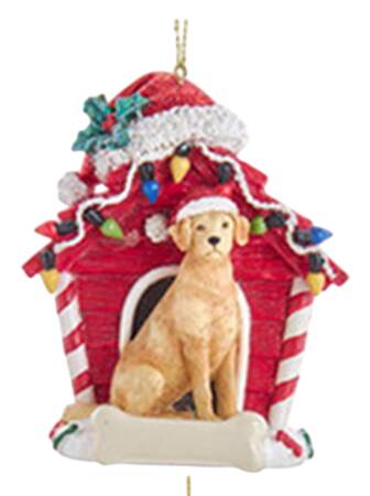 Dog Breeds in Doghouses Yellow Labrador Retriever - No Box