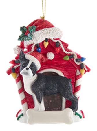 Dog Breeds in Doghouses Boston Terrier - No Box