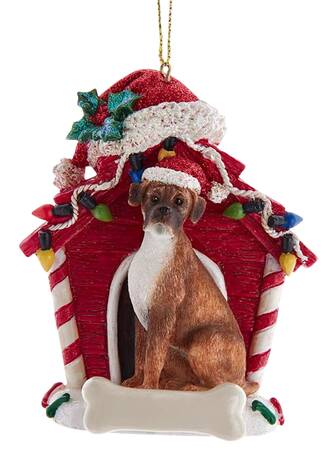 Dog Breeds in Doghouses Boxer - No Box