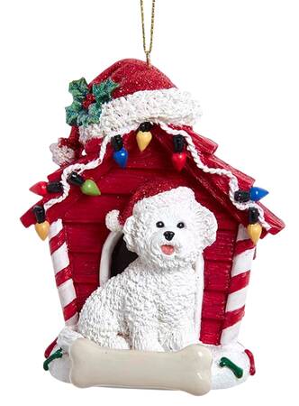 Dog Breeds in Doghouses Bichon Frise - No Box