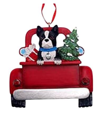Dog Breeds in Trucks Boston Terrier - No Box