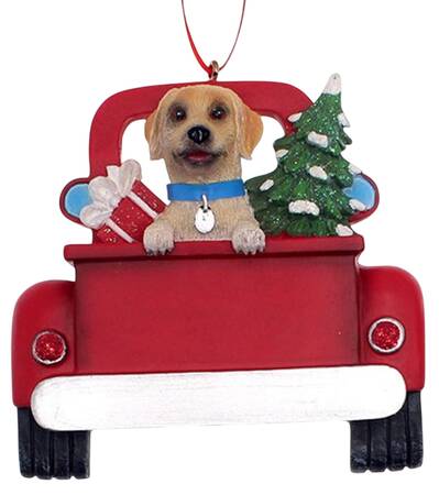 Dog Breeds in Trucks Yellow Labrador Retriever - No Box