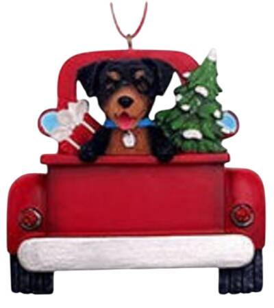 Dog Breeds in Trucks Rottweiler - No Box