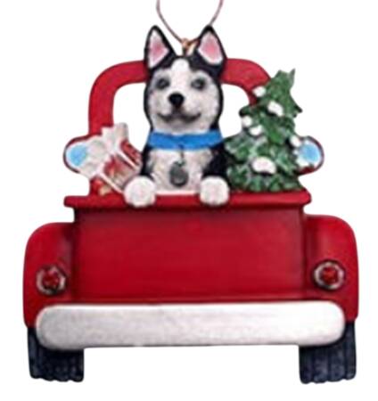 Dog Breeds in Trucks Husky - No Box