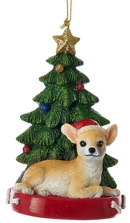 Pet Breeds with Christmas Trees Chihuahua - No Box