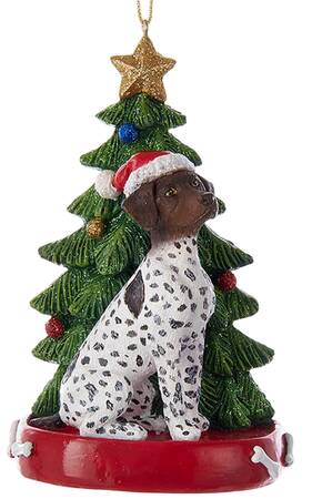 Pet Breeds with Christmas Trees German Pointer - No Box