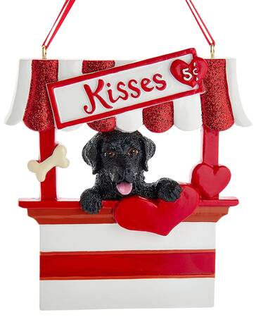 Dog Breeds in Kissing Booths Black Labrador Retriever - No Box