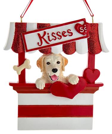 Dog Breeds in Kissing Booths Yellow Labrador Retriever - No Box