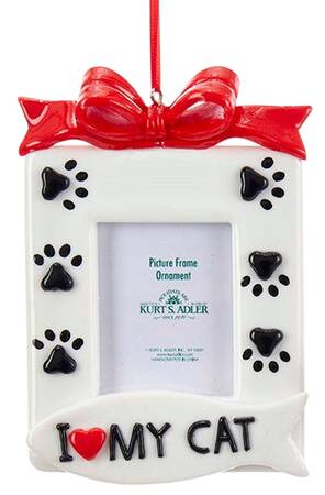 Pet Parade (Resin) I Love My Cat Photo Frame - No Box 89a