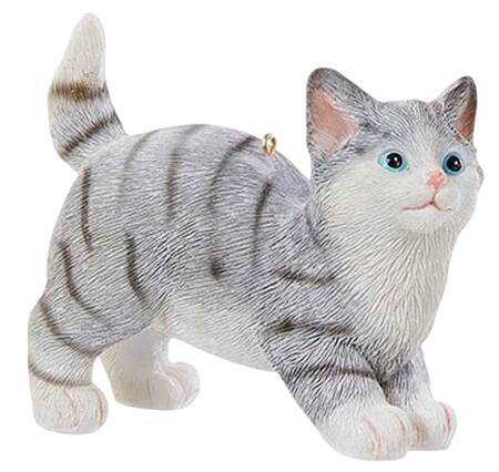 Pet Parade (Resin) Gray Tabby Kitten - No Box 70b