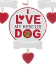 Pet Parade (Resin) I Love My Rescue Dog - No Box