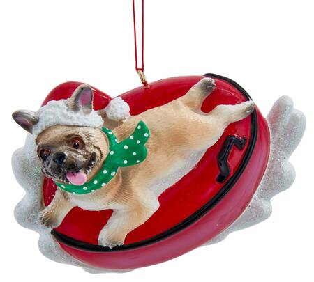 Dog Breeds on Snow Tubes French Bulldog - No Box