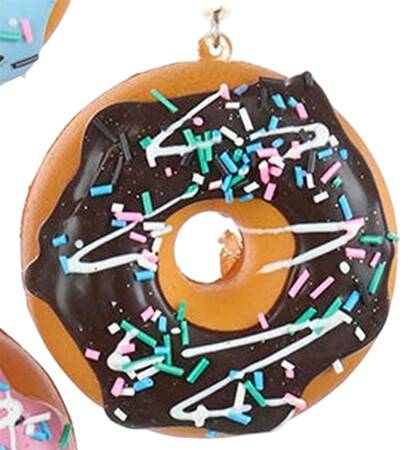 Santa's Cookie Bakery Chocolate Donut W/ Drizzle - No Box