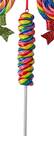 Santa's Cookie Bakery Stick Style Rainbow Lollipop - No Box
