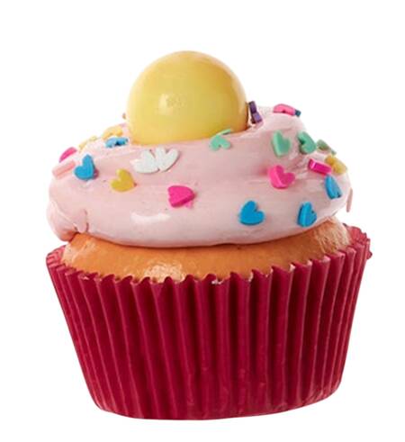 Santa's Cookie Bakery Yellow Bubblegum Cupcake - No Box