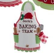 Santa's Cookie Bakery Apron- Santa's Baking Team - No Box 96c