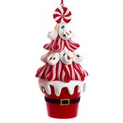 Santa's Cookie Bakery Candy Swirl Santa Tree Style C - No Box 82c