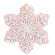 Santa's Cookie Bakery Pink & White Cookie Snowflake-B - No Box 72b