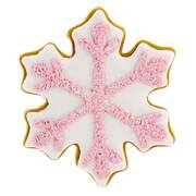 Santa's Cookie Bakery Pink & White Cookie Snowflake-A - No Box 72a
