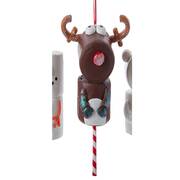 Santa's Cookie Bakery Marshmallow Reindeer Lollipop - No Box Nb71b