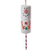 Santa's Cookie Bakery Marshmallow Snowman Lollipop - No Box Nb71a
