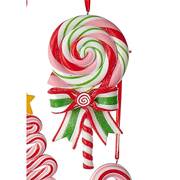 Santa's Cookie Bakery Peppermint Candy Lollipop- C - No Box