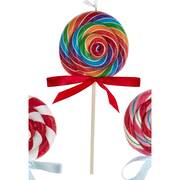 Santa's Cookie Bakery Rainbow Swirl Lollipop - No Box 67c