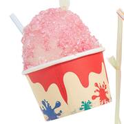 Santa's Cookie Bakery Pink Shaved Ice With Straw - No Box