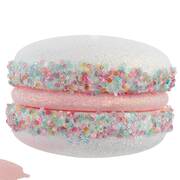 Santa's Cookie Bakery White Sprinkle Macaron - No Box