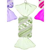 Santa's Cookie Bakery Green Glitter Stripe Candy - No Box